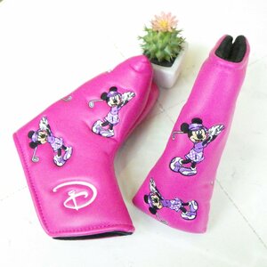 ディズニー・ワールド・リゾート限定 ミニーマウス パターカバー ピンク色 １個 キャラクター ぬいぐるみ Disney ミッキー ミニー