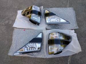 【新車外し！ ANH20W GGH20W ANH25W GGH25W ヴェルファイア 純正 LED テールライト 左右2点セット KOITO 58-29 58-35 ブラック 202】