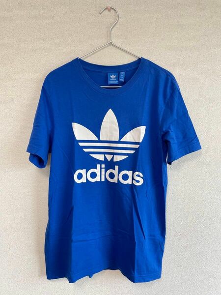 adidas アディダス　ユニセックス プリントTシャツ ロゴ 半袖 Tシャツ