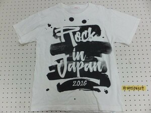 rockin'on ロッキンオン FES 2016 メンズ レディース 半袖Tシャツ M 白