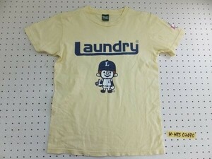 LAUNDRY ランドリー × 西武ライオンズ メンズ コットン 半袖Tシャツ S 黄色
