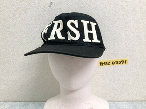 FRESH.i.AM フレッシュ アイアム ロゴ刺繍入り キャップ 帽子 野球帽 黒 ブラック