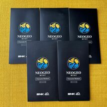NEOGEO mini キャラクターステッカー (4枚入り)×5袋_画像1