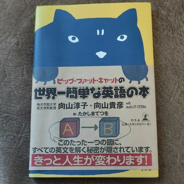 ビッグ・ファット・キャットの世界一簡単な英語の本 （ビッグ・ファット・キャットの） 向山淳子／著　向山貴彦／著　たかしまてつを／絵