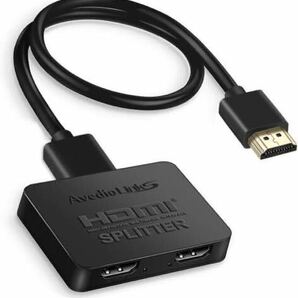 avedio links HDMI分配器 4Kx2K HDMIスプリッター 1入力2出力 3D、フルHD、 1080P、HDCP1.4対応 HDMI 二股