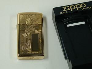 1997年前後 Zippo カナダ ゴールド・プレート/ プレーン#3300G・新品絶版