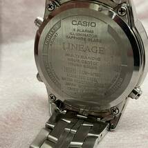 CASIO LINEAGE LCW-M180 シルバー マルチバンド6 ウェーブセプター タフソーラー クォーツ アナデジ_画像6