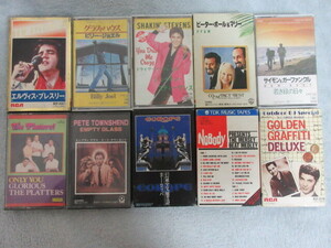 * Showa Retro * western-style music cassette tape 10 pcs set * L vi s Press Lee bi Lee jo L shei gold stay bn other *2