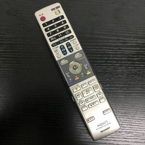 【即決　送料無料】SHARP AQUOS テレビレコーダーリモコン　GA616PA【管理番号0520-2】