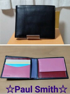 【№574】ポールスミス 財布 2つ折り Paul Smith