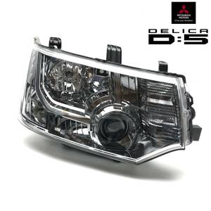 ▼美品 デリカ D5 CV5W CV1W CV2W CV4W 純正 HID ヘッドライト 右 運転席側 バラスト バーナー付 KOITO 100-87918 即決/即納