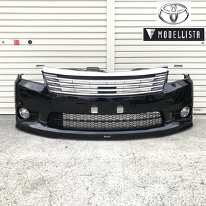 ▼Mark X ジオ GGA10 ANA10 ANA15 Genuine フロントBumper モデリスタスポイラー Grille Fcl.LEDFoglampincluded カラー202 Buy Now/即納▼