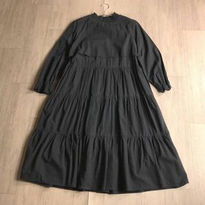 100円スタート○ w closet ダブルクローゼット　シャーリング　ティアード　ワンピース