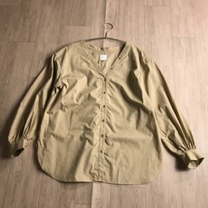 100 jpy start 0 spick and span Spick and Span button design blouse shirt made in Japan 