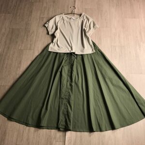 100円スタート☆ craft standard boutique おしゃれデザイン　切り替え　ワンピース　