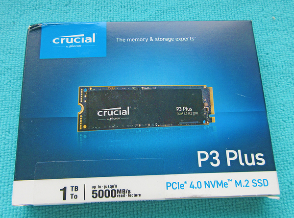 Crucial P3 NVMe PCIe M.2 3D Nand 1tb ssd 新品最安値！