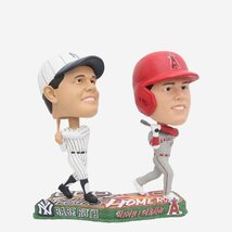 【MS】大谷翔平+ベーブルース 500奪三振100本塁打記念 ダブル・ボブルヘッド人形 新品箱入り 251個限定 完売品 バブルヘッド 首振り人形_画像3