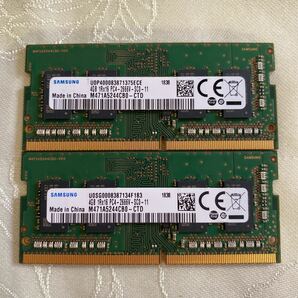 SAMSUNG 1RX16 PC4 21300 DDR4 2666V 4GBX2枚セット（8GB)の画像1