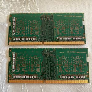 SAMSUNG 1RX16 PC4 21300 DDR4 2666V 4GBX2枚セット（8GB)の画像2