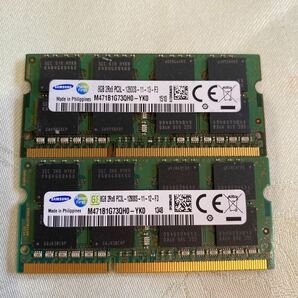 SAMSUNG DDR3 1600 2RX8 PC3L 12800 8GBX2枚セット(16GB)④の画像1