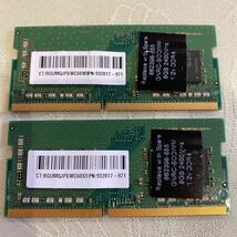 SAMSUNG 1RX8 PC4 21300 DDR4 2666V 8GBX2枚セット（16GB)②_画像2