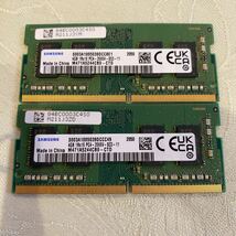 SAMSUNG 1RX16 PC4 21300 DDR4 2666V 4GBX2枚セット（8GB)_画像1