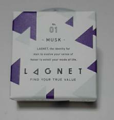 ラスト一個！　未使用品 ラグネット ソリッド パフューム ムスクの香り 練香水 10g LAGNET MUSK メンズ 練り香水