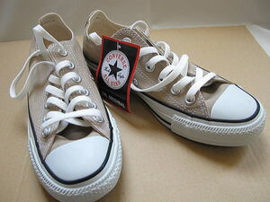 ★CONVERSE、コンバース、ALL STAR★タグ付、未使用！ベージュ系、スニーカー・23.5cm