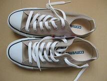 ★CONVERSE、コンバース、ALL STAR★タグ付、未使用！ベージュ系、スニーカー・23.5cm_画像2