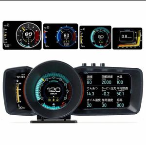 A600‐日本語版　OBD2/GPSモード　ヘッドアップディスプレイ スピードメータータコメーター故障診断 ECUデータを読み取る