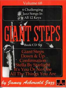 Jamey Aebersold Jazz Play-A-Long Volume068 GIANT STEPS 6 Challenging Jazz Songs In All 12 Keys CDケース付き