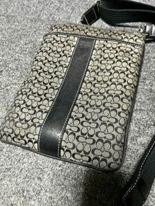 COACH コーチ ショルダーバッグ シグネチャー キャンバス 