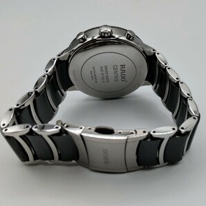 【希少品】 RADO ラドー セントリックス クロノグラフ ６０％以上割引 R30130152 電池式 5年保証 美品 ブランド腕時計 メンズの画像3