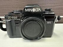 MINOLTA ミノルタ カメラ X-700 ボディ 一眼レフ フィルムカメラ ブラック 現品のみ 動作未確認 ジャンク_画像1