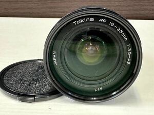 Tokina トキナ AF 19-35mm 1:3.5-4.5 カメラレンズ ブラック 動作未確認