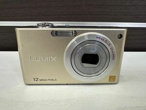 Panasonic パナソニック LUMIX ルミックス MC-FX40 12 MEGA PIXELS 12メガピクセル コンパクトデジタルカメラ ゴールド 動作未確認