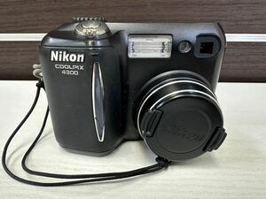 Nikon ニコン COOLPIX 4300 クールピクス ZOOM NIKKOR 8-24mm 1:2.8-4.9 コンパクトデジタルカメラ ブラック 動作未確認