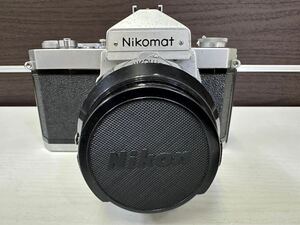 Nikon ニコン Nikomat FTN カメラボディ NIKKOR-H Auto 1:2 f=50mm カメラレンズ フィルムカメラ シルバーxブラック 動作未確認 ジャンク