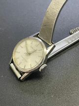 SEIKO セイコー Angel エンジェル 1004-0020 3針 17石 ラウンド シルバー文字盤 レディース 手巻き 腕時計 動作確認済み_画像3