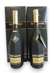 2本セット 2本 REMY MARTIN レミーマルタン SUPERIEUR スペリオール コニャック ブランデー 700ml 40% 古酒 未開栓