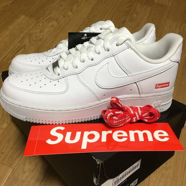 新品 未試着 26cm SUPREME NIKE AIR FORCE 1 LOW SP White シュプリーム ナイキ エア フォース 1 ホワイト 白 CU9225-100 AF1 即決 即発送