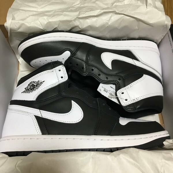 新品未試着 26cm NIKE AIR JORDAN 1 RETRO HIGH OG Black White ナイキ エア ジョーダン １ ハイ ブラック ホワイト 黒 白 AJ1 dz5485-010