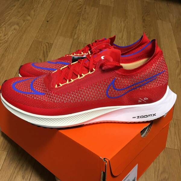 新品 未試着 27cm NIKE ZOOMX STREAKFLY Red ナイキ ズームX ストリークフライ レッド 赤 DJ6566-601 ZOOM X 即決 即発送