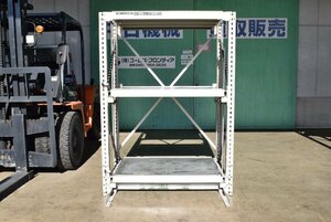 【ダイフク】重量棚　スライドラック　2段　最大荷重1000kg　点検、清掃済み！！三重県