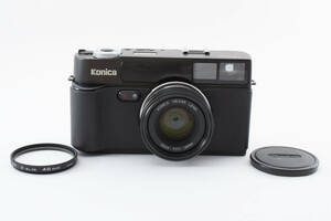 【外観特上級】 Konica HEXAR 35mm f2.0 ブラック コニカ ヘキサー コンパクトフィルムカメラ 【現状品】 #5744