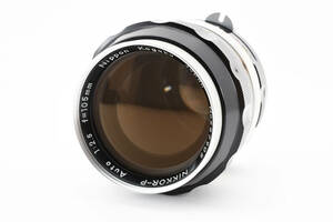 【良級】 Nikon Nikkor-P Auto 105mm f2.5 Telephoto MF Lens Cなし ニコン マニュアルフォーカス 単焦点レンズ 【動作確認済み】 #5751