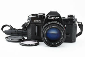 【実用品】 Canon AE-1 New FD50mm F1.4 フィルムカメラ 【動作確認済み】 ＃5761