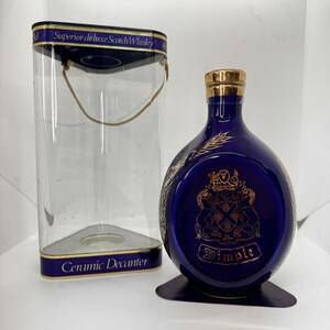 未開栓 Dimple ディンプル デラックス Ceramic Decanter 陶器ボトル スコッチ ウイスキー ウィスキー 750ml 43% 総重量約1176g ケース付き