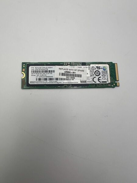 SAMSUNG MZVLB512HAJQ-000H1 512GB NVMe M.2 PM981 