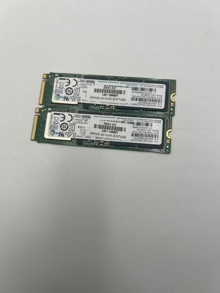 SAMSUNG MZVLB512HAJQ-000H1 512GB NVMe M.2 PM981 2枚セット